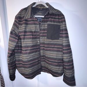 Pendleton Gray and Red Striped Jacket